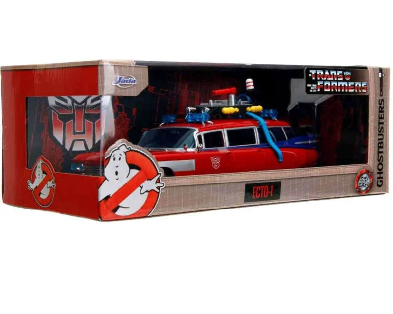 Jada Toys Ghostbusters-Transformers Ecto-1 X Optimus Prime