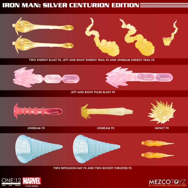 Figurine One:12 Collective Iron Man Silver Centurion - Précommande