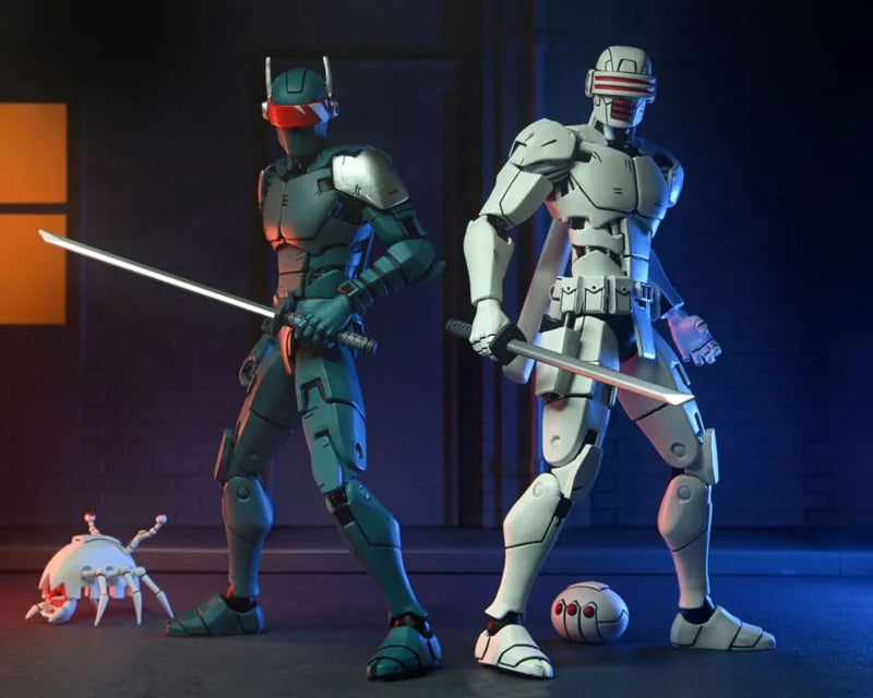Set de 2 figuras Neca Teenage Mutant Ninja Turtles (The Last Ronin): Synja Robots