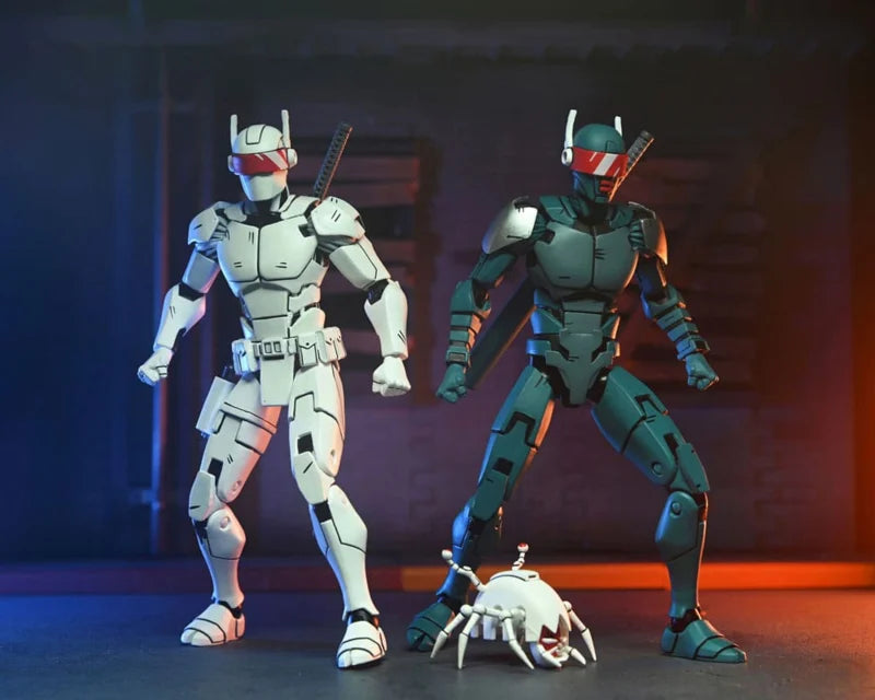 Set de 2 figuras Neca Teenage Mutant Ninja Turtles (The Last Ronin): Synja Robots