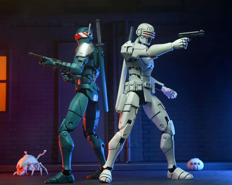 Set de 2 figuras Neca Teenage Mutant Ninja Turtles (The Last Ronin): Synja Robots