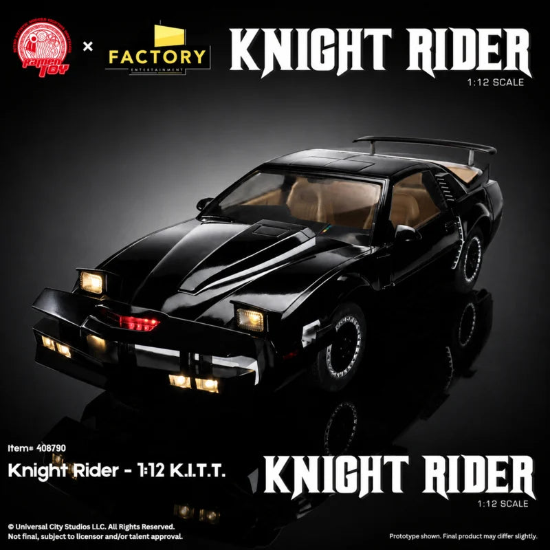 Ramen Toy x Factory Entertainment 1/12 Knight Rider K.I.T.T. & Michael Knight