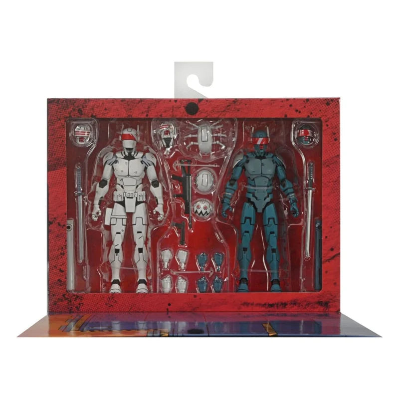 Set de 2 figuras Neca Teenage Mutant Ninja Turtles (The Last Ronin): Synja Robots