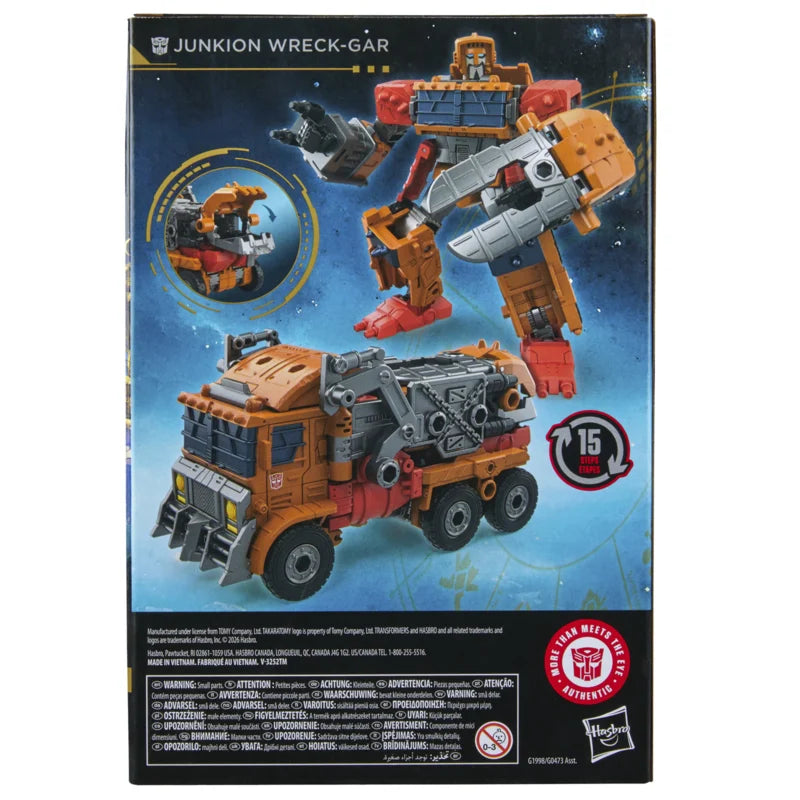 G1998 Transformers Age of the Primes Voyager Class Junkion Wreck-Gar