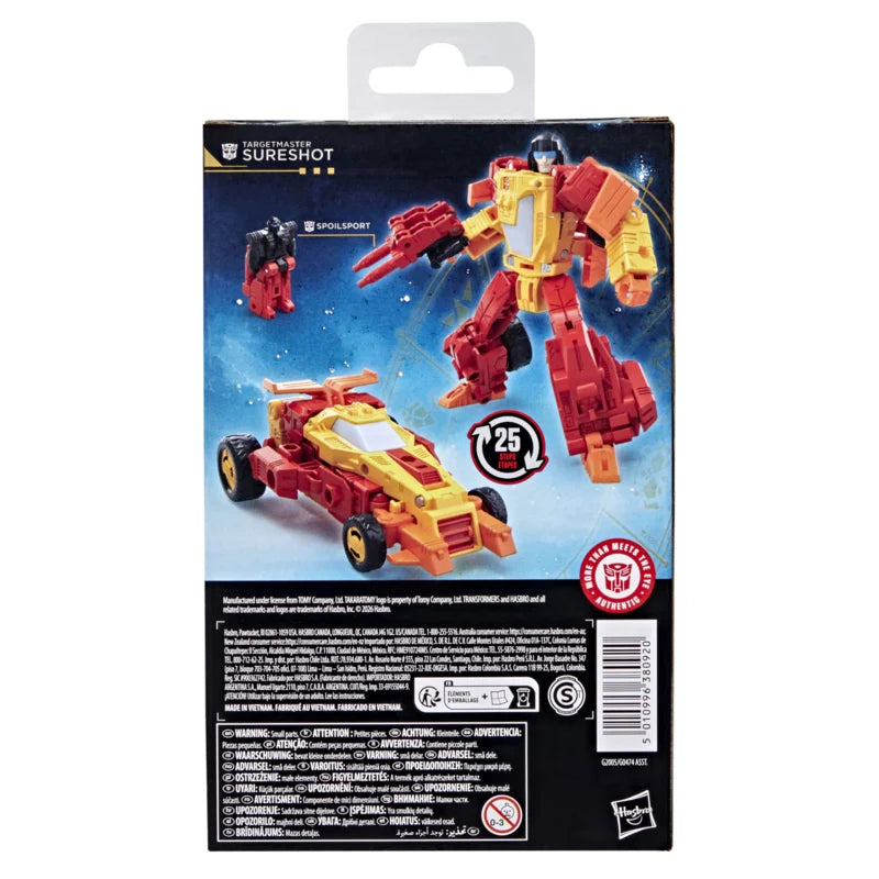 G2005 Transformers Age of the Primes Deluxe Class Targetmaster Sureshot
