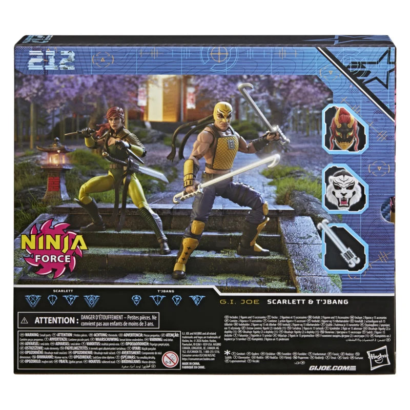 G2046 G.I. Joe Classified Series n° 212, Ninja Force Scarlett et T'Jbang
