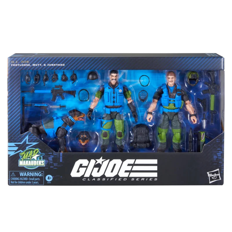 G2070 G.I. Joe Classified Series #220, Mad Marauders Footloose, Mutt, & Junkyard