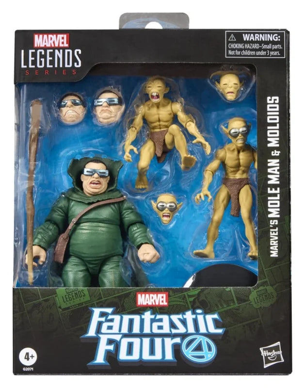 G2071 Marvel Legends Fantastic Four Marvel's Mole Man & Moloids