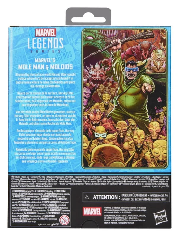 G2071 Marvel Legends Fantastic Four Marvel's Mole Man & Moloids