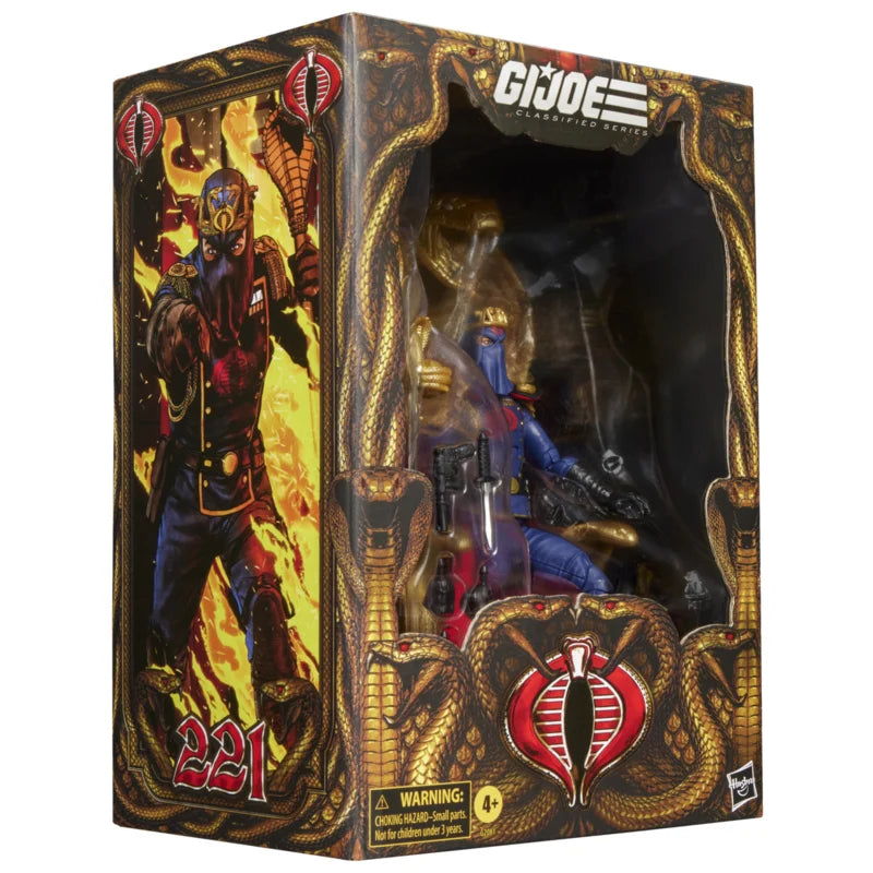 G2081 G.I. Joe Classified Series #221, Cobra Commander in dress uniform & throne