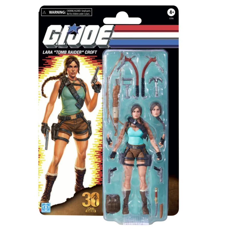 G2086 G.I. Joe Classified Series Retro Cardback Lara Croft