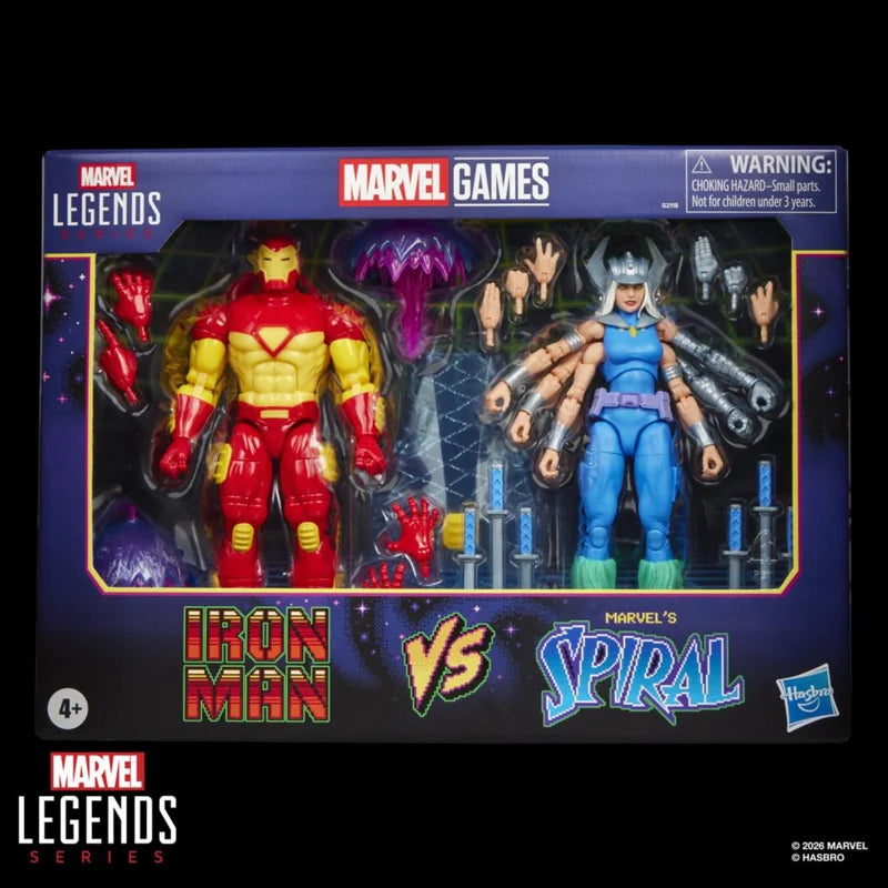 G2118 Marvel Legends Series Marvel Games Iron Man vs Marvel's Spiral