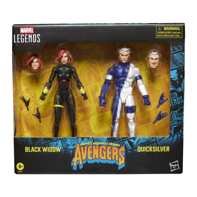 G2122 Marvel Legends Series Black Widow et Quicksilver