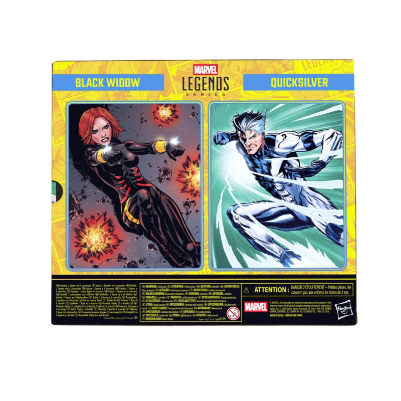 G2122 Marvel Legends Series Black Widow et Quicksilver