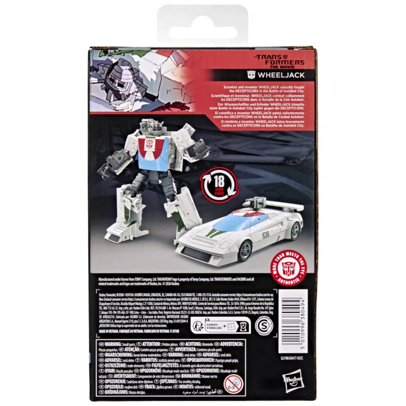 G2198 Transformers Studio Series The Transformers: The Movie Deluxe Wheeljack