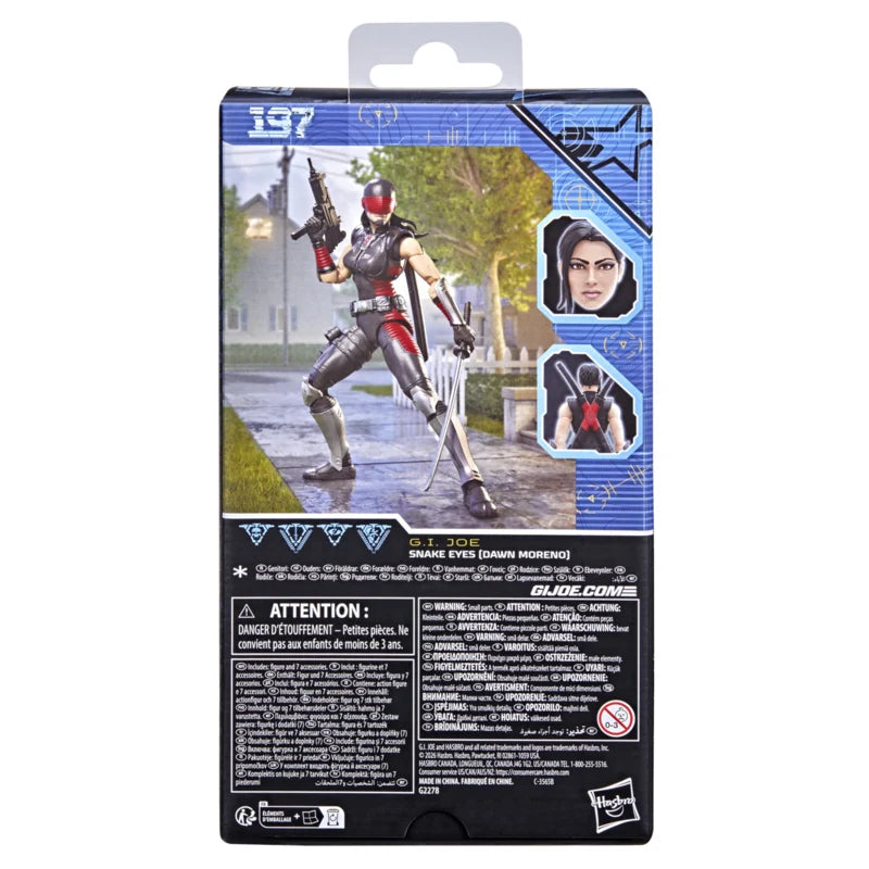 G2278 G.I. Joe Classified Series n°197 Snake Eyes (Dawn Moreno)