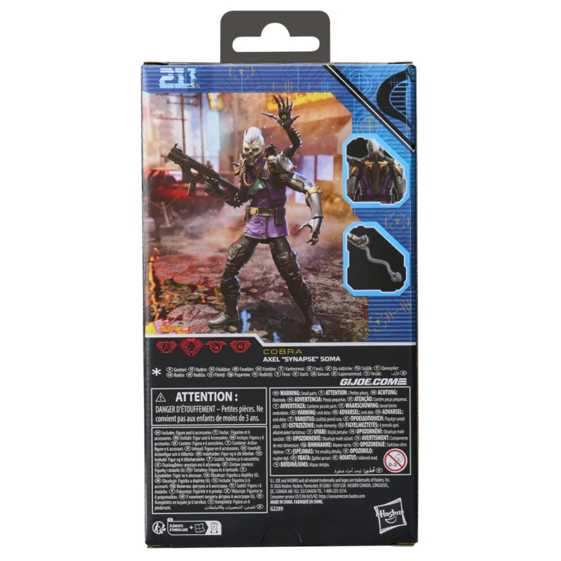 G2289 G.I. Joe Classified Series #211 Axel "Synapse" Soma