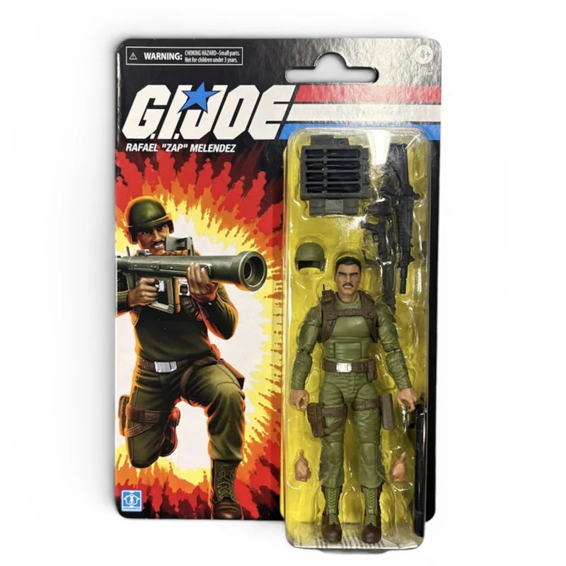 G2292 G.I. Joe Classified Series Retro Cardback Rafael 'Zap' Melendez