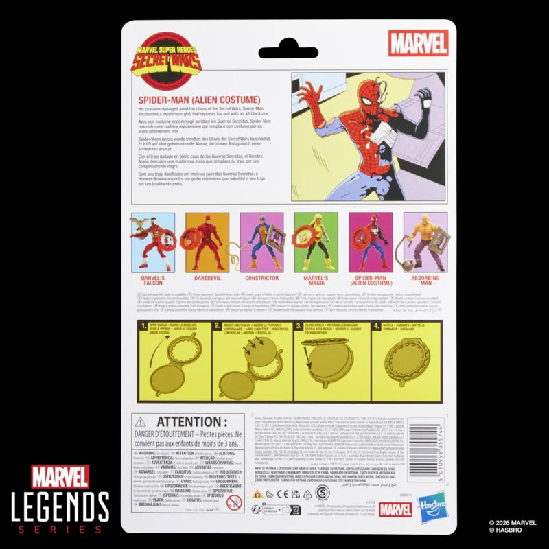 G2419 Marvel Legends Series Secret Wars Spider-Man (Alien Costume)