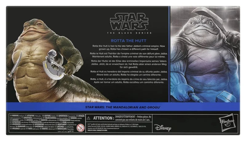 G2811 Star Wars : The Mandalorian et Grogu Black Series Rotta le Hutt