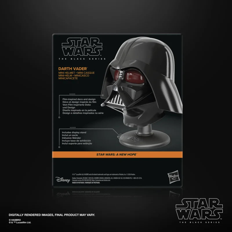 G3222 Star Wars The Black Series Darth Vader Mini Helmet