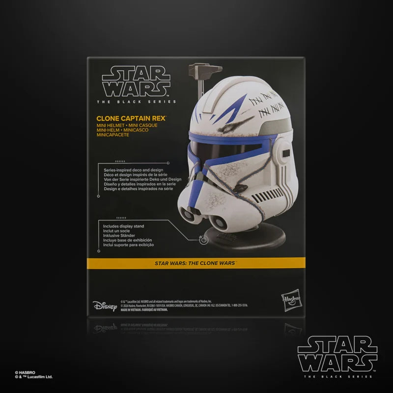 G3223 Star Wars The Black Series Clone Captain Rex Mini Helmet
