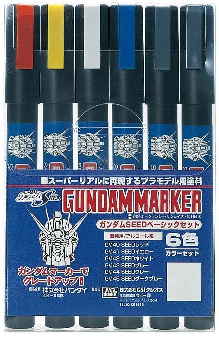 Set de Gundam Markers GMS-109 Gundam Seed