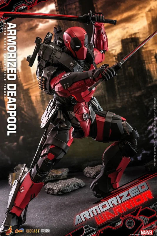 HOT908909 Marvel Comic Masterpiece 1/6 Armorized Deadpool