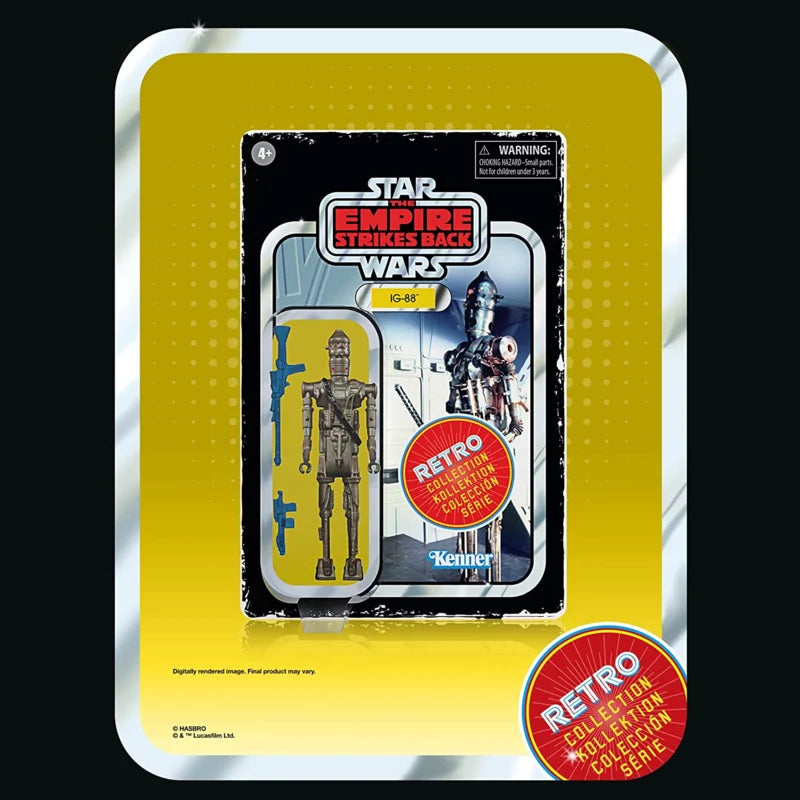 Hasbro Star Wars Retro Collection Lot de 2 chasseurs de primes spéciaux Dengar et IG-88 [F5561]