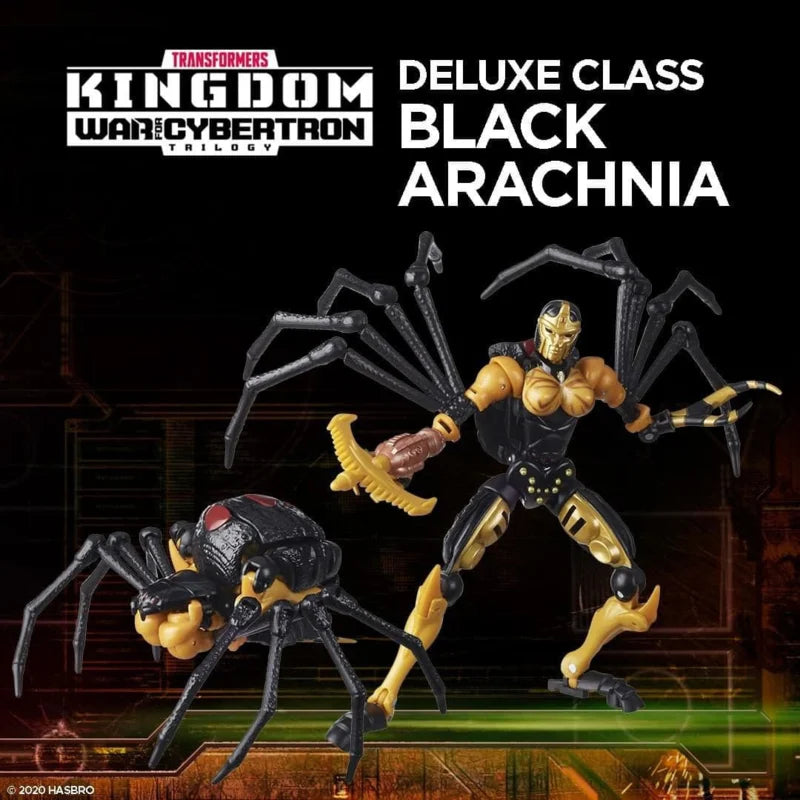 Hasbro WFC Kingdom Deluxe Black Arachnia