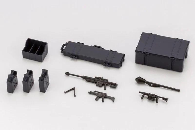 Kit de modelo de plástico Hexa Gear 1/24 Army Container Set Night Stalkers Ver.