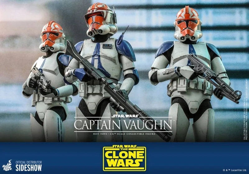 Hot Toys Star Wars The Clone Wars Action Figure 1/6 Captain Vaughn
