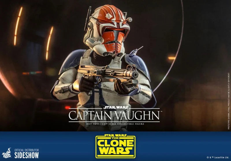 Hot Toys Star Wars The Clone Wars Action Figure 1/6 Captain Vaughn