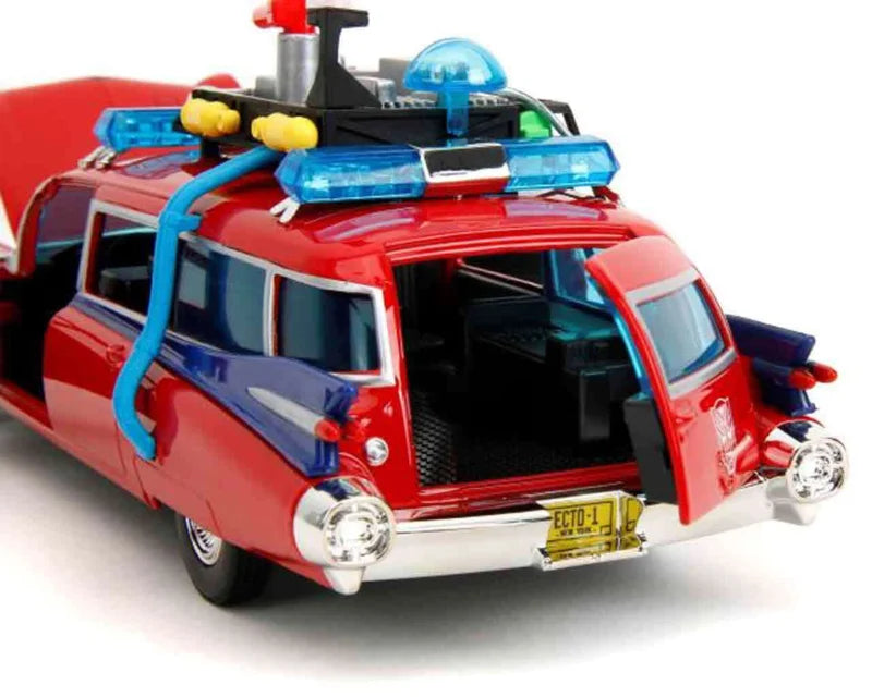 Jada Toys Ghostbusters-Transformers Ecto-1 X Optimus Prime