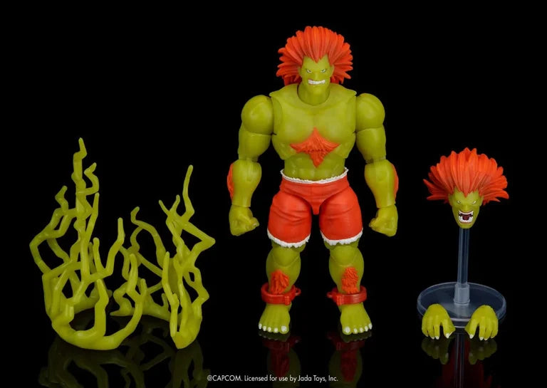 Jada Toys Ultra Street Fighter 2 Blanka Glow In The Dark Limited Exclusive