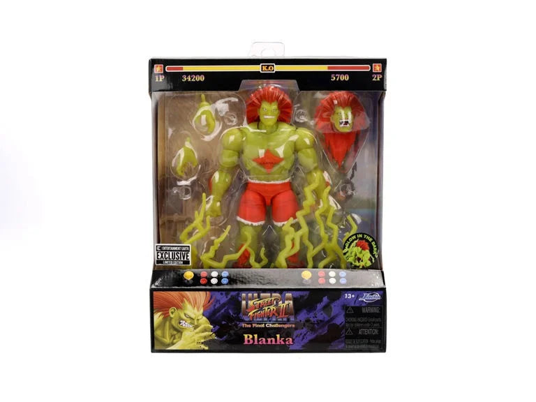Jada Toys Ultra Street Fighter 2 Blanka Glow In The Dark Limited Exclusive