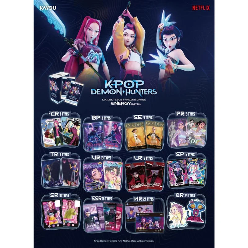 Chasseurs de démons K-Pop - Cartes à collectionner - Booster Édition Énergie