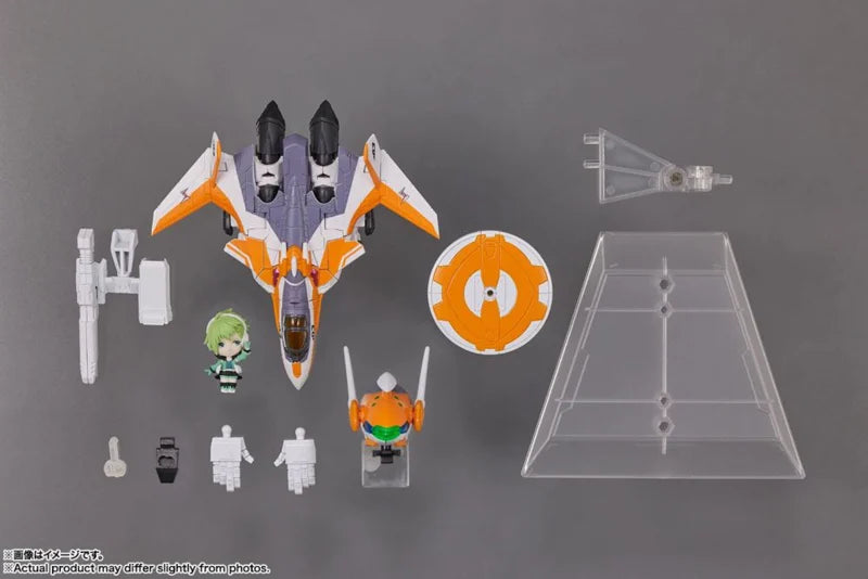 Macross Delta Tiny Session VF-31E Siegfried (version Chuck Mustang) avec Reina Prowler - Précommande