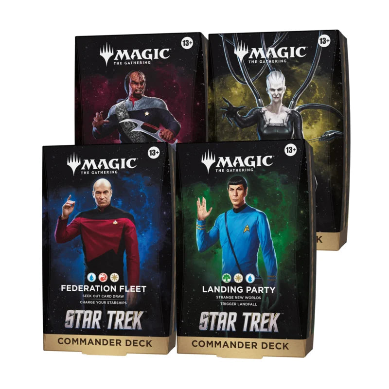 Magic: The Gathering Star Trek Commander Deck – Set de 4