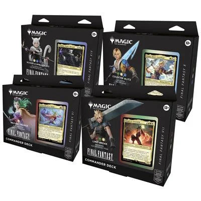 Magic The Gathering - Final Fantasy Commander decks (Set of 4 decks)