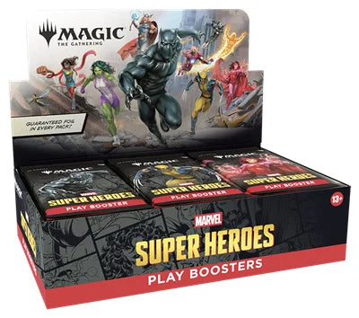 Boîte de boosters de jeu Magic The Gathering Marvel Super-héros