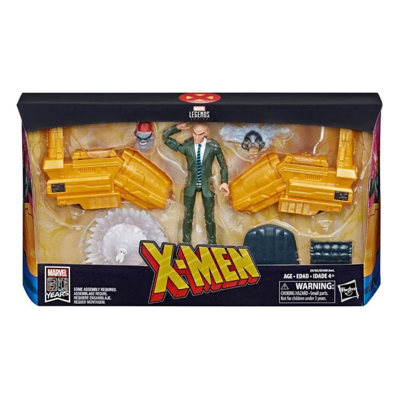 Figurine Marvel Legends Series Ultimate Professor X avec fauteuil roulant flottant