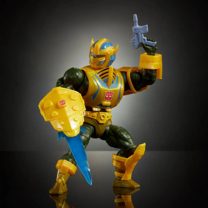 Masters of the Universe x Transformers Bumblebee Armor Man-At-Arms
