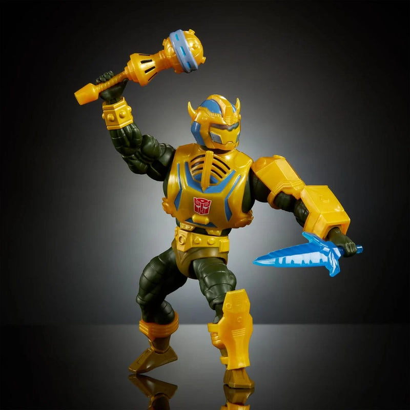 Masters of the Universe x Transformers Bumblebee Armor Man-At-Arms
