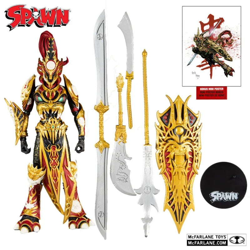 Figurine articulée Mandarin Spawn (Deluxe) McFarlane Toys, édition Designer McFarlane