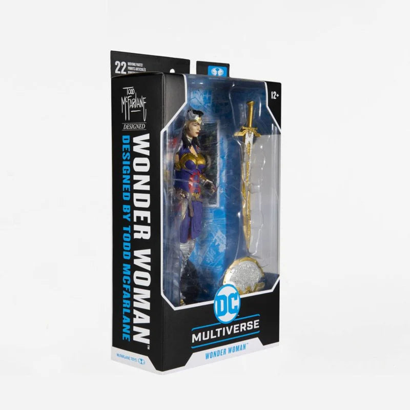 Figurine articulée DC Multiverse Wonder Woman de McFarlane Toys (conçue par Todd)