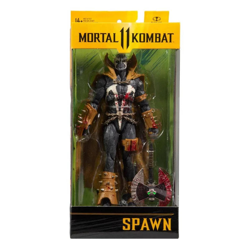 Figurine McFarlane Toys Mortal Kombat 11 Spawn (version ensanglantée classique McFarlane)