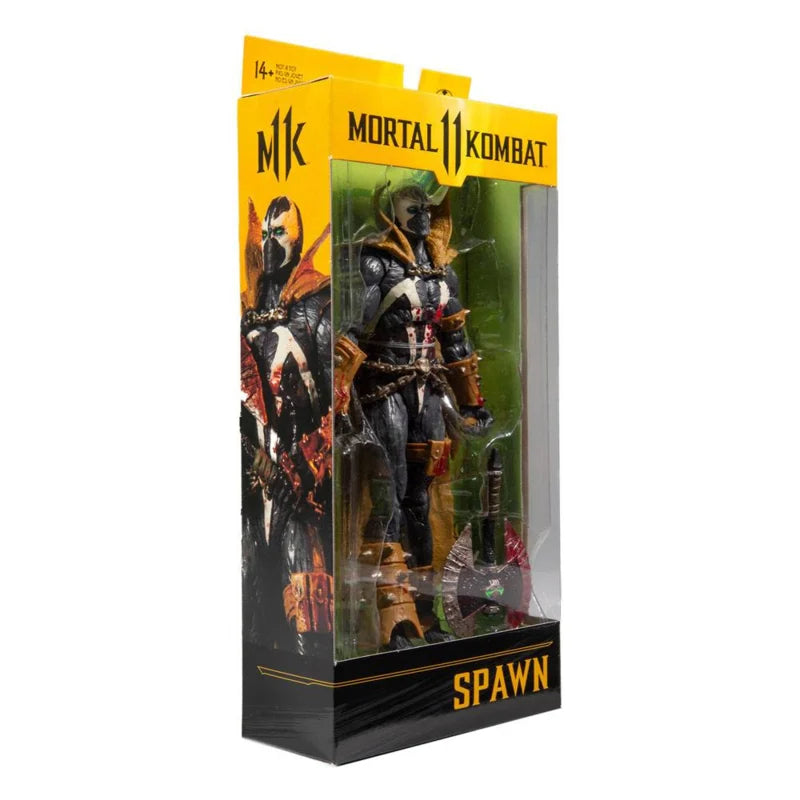 Figurine McFarlane Toys Mortal Kombat 11 Spawn (version ensanglantée classique McFarlane)