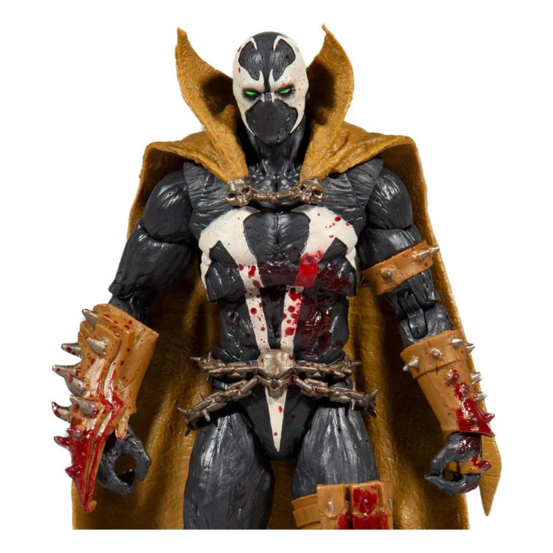 Figurine McFarlane Toys Mortal Kombat 11 Spawn (version ensanglantée classique McFarlane)