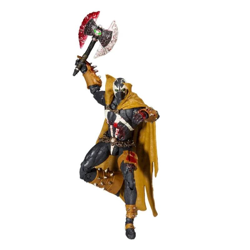Figurine McFarlane Toys Mortal Kombat 11 Spawn (version ensanglantée classique McFarlane)